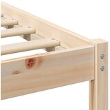  Krevetna konstrukcija Smeđa 80 x 200 cm Čvrsto borovo drvo | shoptok.hr