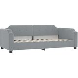  Dnevni krevet s madracem svjetlosivi 90 x 200 cm od tkanine | shoptok.hr