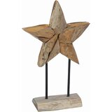  Božićna zvijezda Smeđa 31 x 15 x 46 cm Čvrsto teak drvo | shoptok.hr