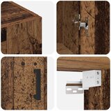 Ormar za montažu na zid 2 pcs Staro drvo 69,5 x 34 x 90 cm | shoptok.hr
