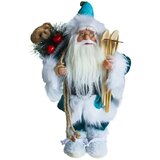 Festa deco santa, deda mraz, plava, 30cm
