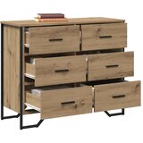  Komoda s ladicama 2 pcs Umjetnički hrast 91 x 35,5 x 74,5 cm | shoptok.hr