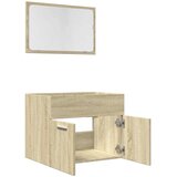  2-dijelni set kupaonskog namještaja boja hrasta sonome drveni | shoptok.hr