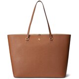 Polo Ralph Lauren Shopper torba 'Karly' smeđa / zlatna | shoptok.hr