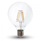 V-tac led sijalica E27 6W 2200K staklo G95 Cene