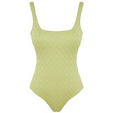 Trendyol Swimsuit - Green - Textured Cene'.'