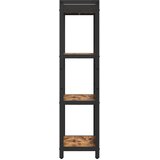  Polica Dimljeni hrast 40 x 30 x 119 cm Konstruirano drvo | shoptok.hr