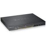 Zyxel Switch 24x1000Mbps (24xPOE) + 4xGigabit kombinirani SFP+, upravljivo metalno kućište, rack (24GbE POE priključak), XGS1930-28HP- | shoptok.hr