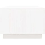  Klubska mizica bela 80x50x35 cm trdna borovina, (20715508) | Shoptok.si