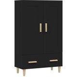 Maison Chic Komoda - Predalnik črna 70x31x115 cm inženirski les, (21715904) Cene