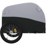 Prikolica za bicikl crno-siva 45 kg željezna | shoptok.hr