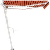 Automatska tenda sa senzorom LED 350x250 cm narančasto-smeđa | shoptok.hr