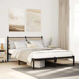  Metalni okvir kreveta bez madraca boja hrasta sonome 140x190 cm | shoptok.hr