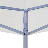 vidaXL Profesionalni sklopivi šator za zabave 2 x 2 m čelični bijeli | shoptok.hr