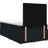  Boxspring krevet s madracem Crna 120 x 190 cm Tkanina | shoptok.hr