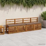  Jastučić za klupu - 1 dio VUGHT 100% poliester Sivosmeđa | shoptok.hr