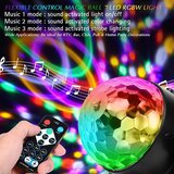 URAQT 2x LED disco krogla z daljincem in priseskom | Shoptok.si