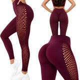 IZMAEL Ženske športne Push Up legice ZR - 40875 - Bordovo / L / XL | Shoptok.si