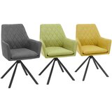 Hom`in naslanjač, kovina, tekstil siva, črna | Shoptok.si