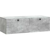 TV ormar za zid Betonska siva 98 x 41 x 30 cm Konstruirano drvo | shoptok.hr