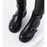 D/CEO Black patent leather insulated boots Campi | Shoptok.si