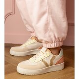D/CEO marka niezdefiniowana Beige sneakers decorated with glitter Blona | ePonuda.com