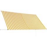 Tenda na uvlačenje 300 x 150 cm žuto-bijela | Eponuda.com