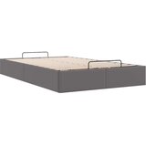  Otomanski okvir kreveta bez madraca sivi 120x200cm umjetne kože | shoptok.hr