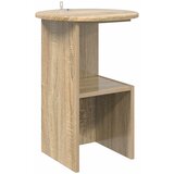  Bocni stol Hrast sonoma Ø 39,5 x 55 cm Konstruirano drvo | shoptok.hr