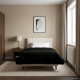  Ljetni pokrivač Crna 155 x 220 cm Mikrofibra i teddy flis | shoptok.hr