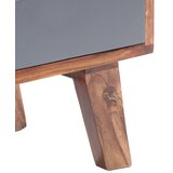 TV ormarić sivi 140 x 30 x 45 cm od masivnog drva | shoptok.hr