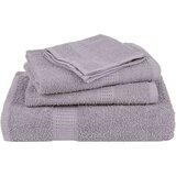 vidaXL Brisače 4 kos siva 100x200 cm 360 g/m² 100% bombaž | Shoptok.si