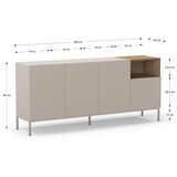 Marckeric Komoda v naravni barvi 180x80 cm Cailin – | Shoptok.si