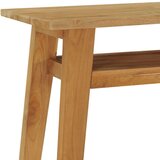  Konzolna mizica 120x35x75 cm trdna tikovina, (20711420) | Shoptok.si