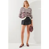 Bianco Lucci Women's Jacquard Sweater