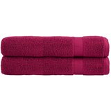 vidaXL Premium brisače 2 kosa bordo 100x200 cm 600 g/m2 100 % bombaž Cene