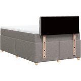  Krevet s oprugama i madracem smeđesivi 120 x 200 cm od tkanine | shoptok.hr