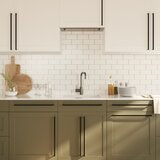  Ručke za ormarić 10 kom crne 480 mm od nehrđajućeg čelika | shoptok.hr