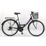 Urbanbike bicikl aurora - crno-ljubičasti Cene