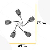 Lesnina XXXL STROPNA SVETILKA 63/20 cm | Shoptok.si
