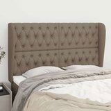  Vzglavje z ušesi taupe 147x23x118/128 cm blago, (20954552) | Shoptok.si