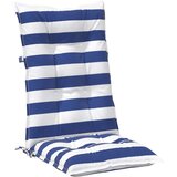  Zunanja blazina 6 pcs Modra in bela 120 x 50 x 7 cm Blago, (5000232286) | Shoptok.si