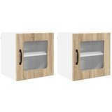  Zidni kuhinjski ormarić 2 pcs Sonoma hrast 40 x 31 x 40 cm | shoptok.hr