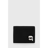 Karl Lagerfeld Denarnica moška, črna barva, 245M3202