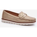 EVENTO Women's Loafers Made of Eco Leather in Gold Nestalia | shoptok.hr