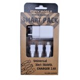 Max Mobile KUĆNI ADAPTER USB TR-219 2.4A+ 3u1 KABEL Cijene