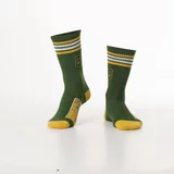 FASARDI Men's green sports socks with the inscription