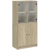  Visoka komoda s vratima 68x37x142 cm konstruirano drvo | shoptok.hr