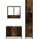  3-dijelni set kupaonskog namještaja boja hrasta drveni | shoptok.hr