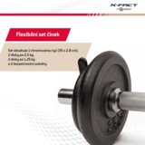 Worqout Paint Dumoell Bar Weights Set 10 kg 4 x 2,5kg | shoptok.hr